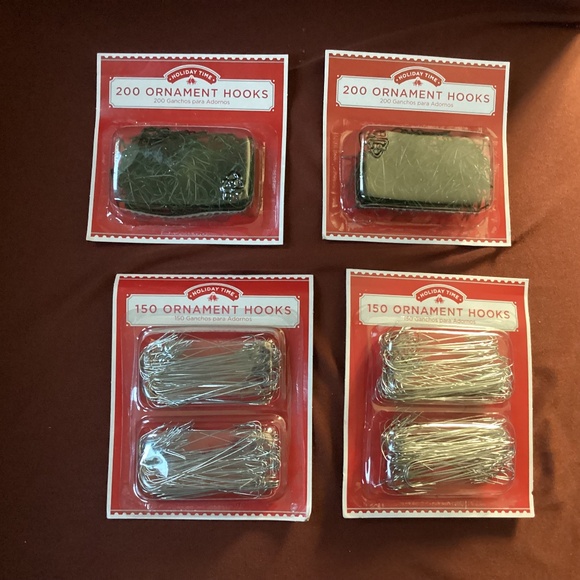 Holiday Time Ornament Hooks Bundle New 4 packs - Picture 1 of 6